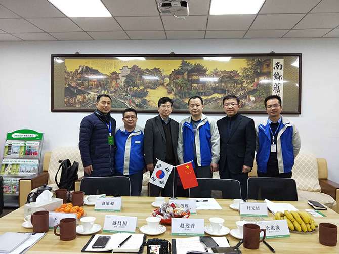 韩国世亚集团高层到访德耐尔,双方达成离心式空压机战略合作